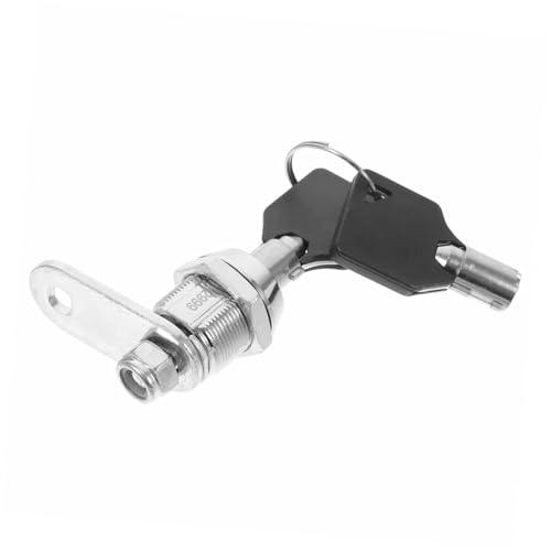 FIXOSHEE Cerradura de Leva con Llave para Armarios y Cajoneras Seguro Versátil de Aleación Resistente Compatible con Cajas de Herramientas y Compartimentos Rv Diseño Robusto para Seguridad