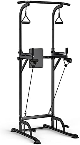 fitness equipment – WMK Power Tower Dip Station Pull Up Bar