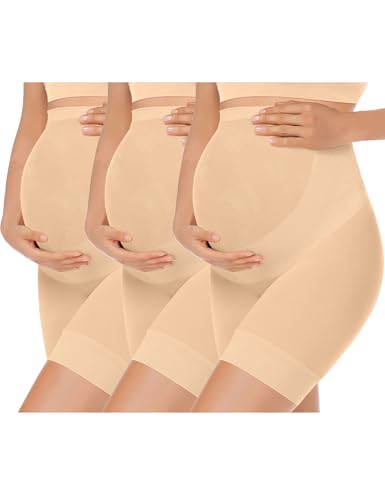 Image of KIM S Shape Your Bump Seamless Maternity Shapewear for Dress, Pregnancy Underwear Prevent Chafing Belly Support