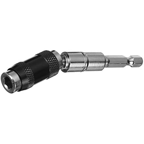 Pivoting Bit Holder Magnetic Pivot Drill Bit Holder Quick Release Flexible Screwdriver Bit Holder for Tight Spaces or Corners Cover