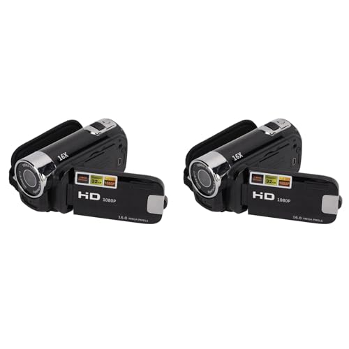 Caméra vidéo numérique 16MP et caméscope de poche 1080P avec zoom nuit 16X