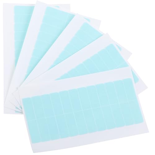 Smukdoo Double Sided Hair Extension Tape Tabs Double Sided Adhesive Tapes in Hair Extensions Human Hair Weft Replacement 60PCS.