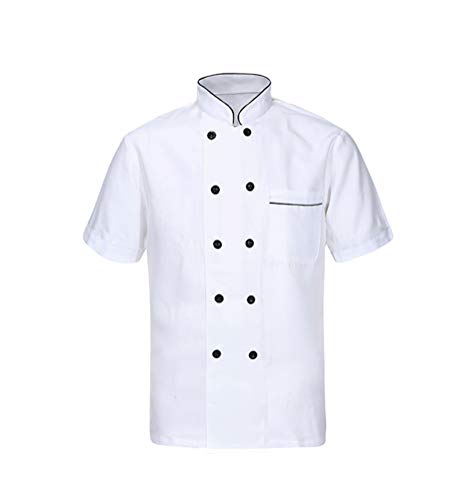 Nanxson Unisex Chef Coat Kitchen Short/Long Sheeve Chef Jacket for Men and Women