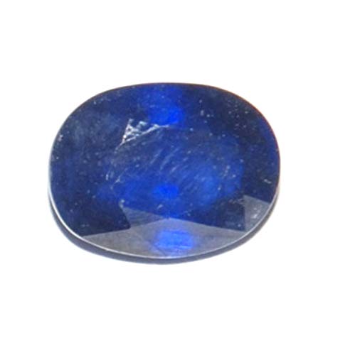 S Kumar Gems & JewelsCertified Natural 4.25/6.25/8.25/10.25 Ratti Blue Sapphire Stone (Neelam/Nilam Stone) Real Gemstone for Men and Women