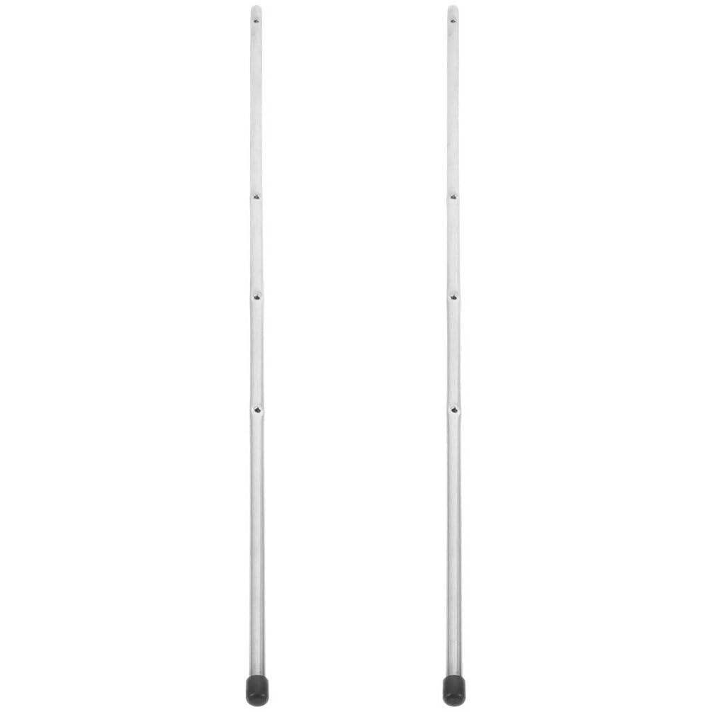 Happyyami 2pcs Rods for Foosball Tables Soccer Table Replacement Foosball Rod Soccer Machine Pole Table Soccer Rod Desk Soccer Machine Accessory