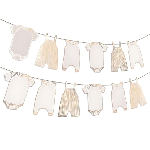 décoration neutre bannière bienvenue bébé guirlande accessoires photo pour baby shower fête révélation du