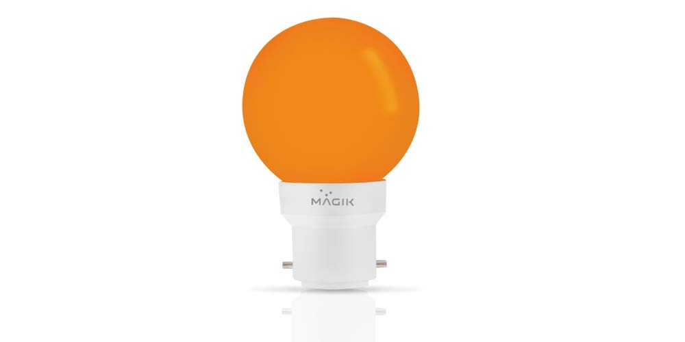 MAGIK Spectrum Orange LED Lamp 0.5W B22 Night Zero Watt Bulb for Bedroom, Living Room (B0BLSQ9QJZ) Amazon Price History, Amazon Price Tracker