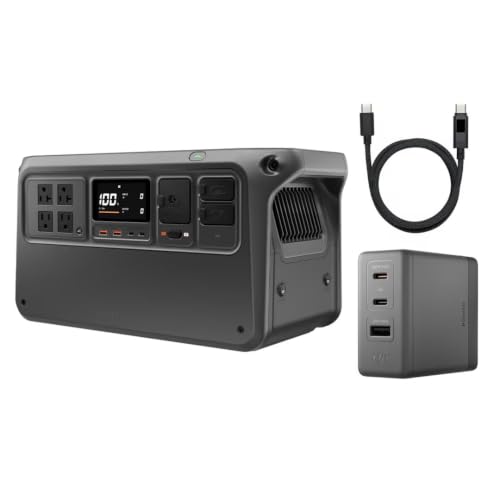 Image of DJI Power 1000 V2 140W GaN Charging Combo, Fast Charging, Smart Display