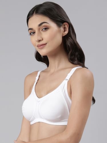 Image of Dollar Missy Pack of 2 Women's Combed Cotton Elastane Wire-Free Panelled Support Bra