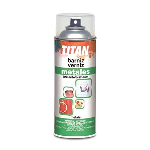 Titan M47811 - Barniz para metales 400 ml spray