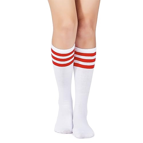 Image of American Trends Women Softball Socks Knee High Tube Socks Long Baseball Soccer Socks for Youth Girls