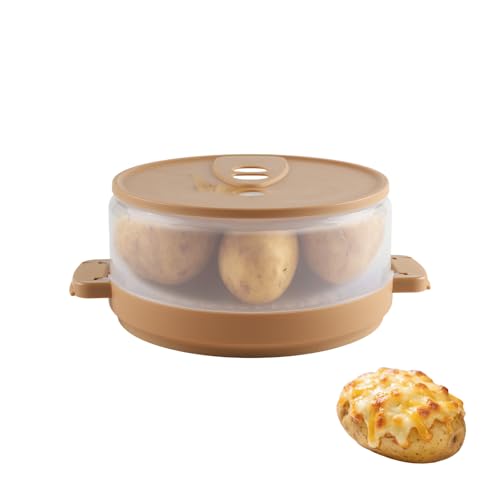 Dampfgarer Mikrowelle mit Dampfventil – BPA-freier Kartoffelkocher für Ofenkartoffel in der Mikrowelle zubereiten – Gleichmäßiges Garen & Spülmaschinengeeignet Dampfgarer Mikrowelle mit Dampfventil – BPA-freier Kartoffelkocher für Ofenkartoffel in der Mikrowelle zubereiten – Gleichmäßiges Garen & Spülmaschinengeeignet