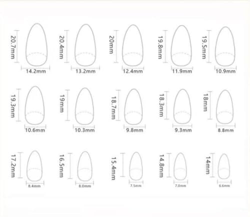 Image of Star Moon Press on Nails 3D Gold Fake Nails Short Almond False Nail with Design French Tip Glue on Nails Glossy Artificial Acrylic Full Cover Ombre Stick on Nail for Women Manicure 24Pcs