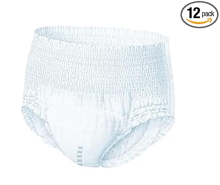 Wellstar Adult Diaper Pant style Unisex Large 10 Pcs, Waist Size (75-140 cm | 30-55 Inches)