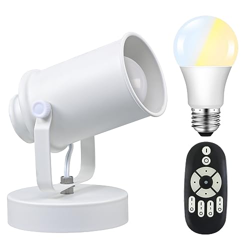 共同照明 フロアランプ おしゃれ E26 調光調色LED電球60W形付き リモコン操作 GT-TD-PW-9WT2-Y テーブルライト スポットライト 壁掛け照明 led ベッドサイドランプ スタンドライト 間接照明 寝室 リビング用 居間用 ホワイト