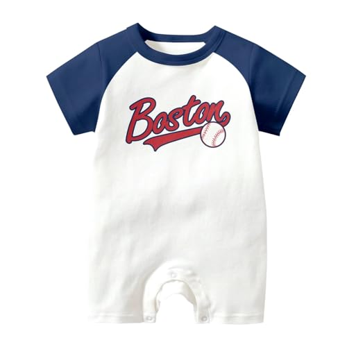 Image of KREDE Baby Clothes Unisex Bodysuit White Custom Name Number for Baby Boys