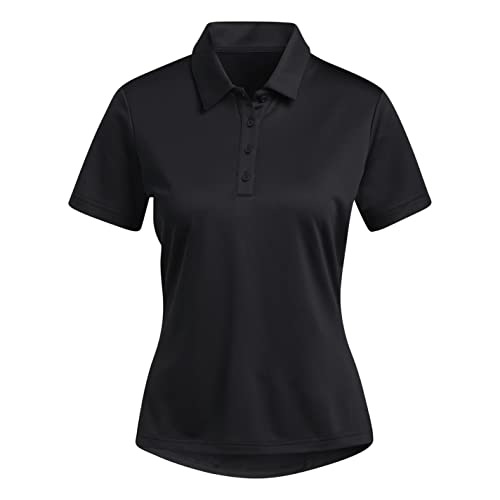 Image of adidas Women's Performance Primegreen Polo Shirt (Short Sleeve) S Black