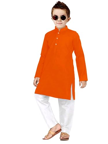 Image of Trustous Ethnic Wear Boys's Cotton Kurta Pyjama Sets