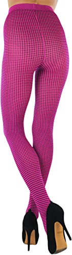 Image of ToBeInStyle Women's Argyle Checkered Diamond Rhombus Net Opaque Sheer Tights Pantyhose
