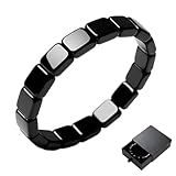 Hematite Bracelet Men, Natural Hematite Beads Mens Jewelry, Minimalist Geometric Style, Boost Daily Vitality, Sharpen Focus, And Uplift Confidence Naturally (1PC)