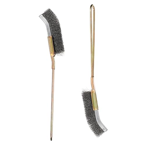 SUPVOX Birdcage Cleaning Tool Wire Brush Cleaner Long Handle Parrot Accessory Bird Poop Brush for Pet Owner