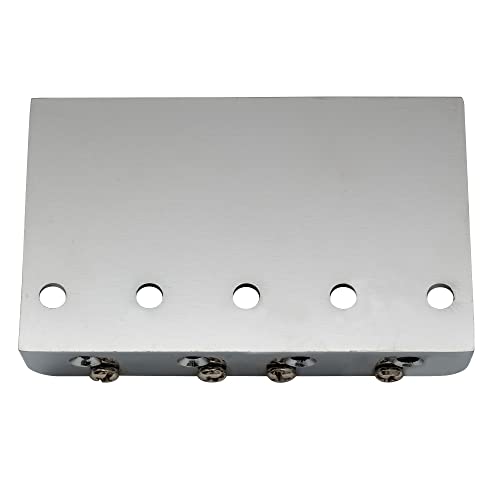 Musiclily Chevalet Basse 4 Cordes Vintage Pontets pour Fender Jazz Bass ou Precision Bass, Chrome - Les Beatles, Paul McCartney, John Lennon, RIngo Starr, George Harrison Musiclily Chevalet Basse 4 Cordes Vintage Pontets pour Fender Jazz Bass ou Precision Bass, Chrome – Image 4