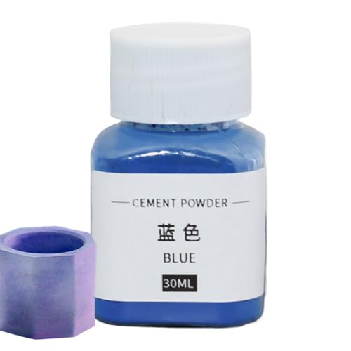 Pigmento de tinte de concreto - Tinte de colorante de óxido de hierro de 30 ml para epoxi de resina, polvo colorante | Pigmento impermeable multipropósito para pintura decorativa artística, concreto,