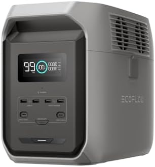 EF ECOFLOW DELTA 3 1500 Tragbare Powerstation, 1536 Wh Batterie L...
