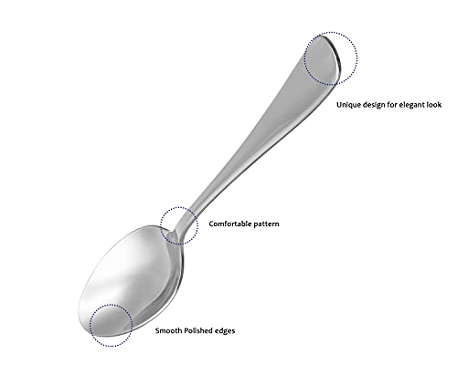 Image of BLeaf Stainless Steel-Spoon Set (Pack of 12)