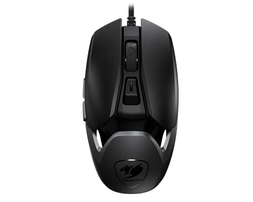 Ratón Cougar AIRBLADER óptico USB periférico gaming negro con cable resistente