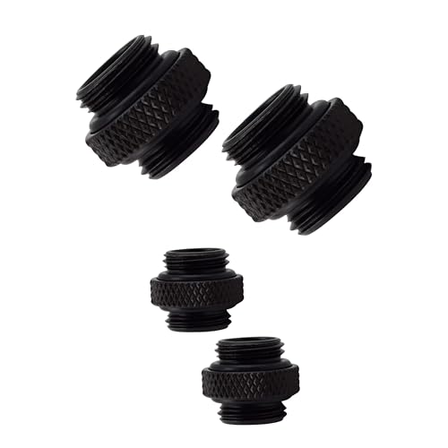 Pack de 4 conectores extensión G1/4" 5mm macho a hembra miniatura 1