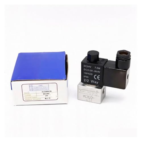 Électrovanne 3 voies 2 positions distributeur pneumatique 3v2-06nc 24v - 3