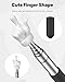 Uniclife 2 Pcs Telescopic Teachers Pointer Mini Retractable Finger Pointer Stick for Classroom Extendable Hand Pointer Classroom Pointer for Elementary School Kindergarten Teacher, up to 22.3