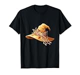 Sombrero de Bruja de otoño con Flores y Hojas Camiseta