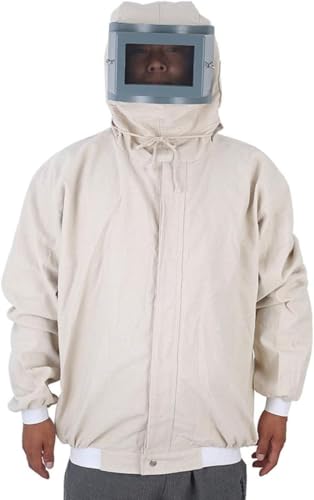 Sandblasting Protective Clothing, Thick Canvas Men's Overalls, Removable Goggles, Used For Sandblasting, Metal Polishing, Painting, Sanding