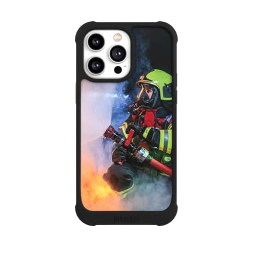 Coque iPhone 14 Pro Max antichoc MagSafe protégeant des chutes pour sauveteur et pompier