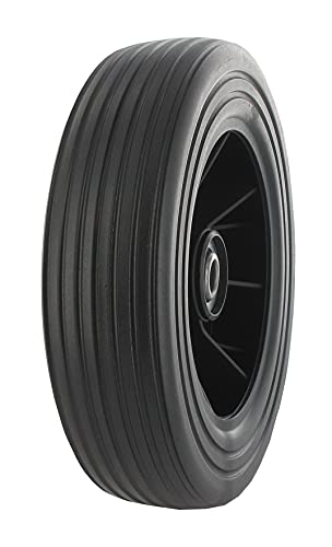 Roue (lot de 2) en caoutchouc robuste avec jante renforcée durable