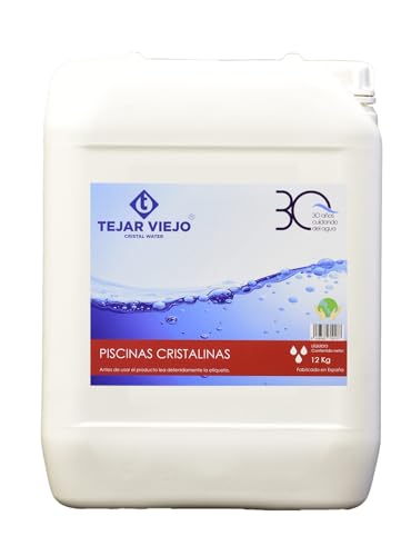 Cloro Líquido Concentrado para Piscinas. Tratamiento de Choque y Mantenimiento del Agua. Recupera Aguas Turbias y Verdosas. Compatible con Todo Tipo de Piscinas - Piscinas CRISTALINAS TEJAR VIEJO