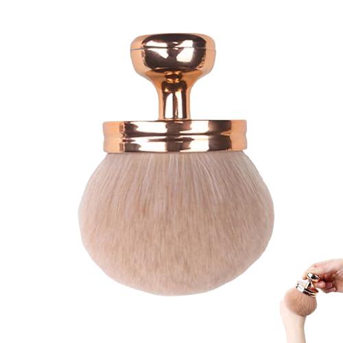 Brocha para polvos, pinceles de maquillaje, pinceles de maquillaje, brocha para polvos, grande para aplicación de base de maquillaje