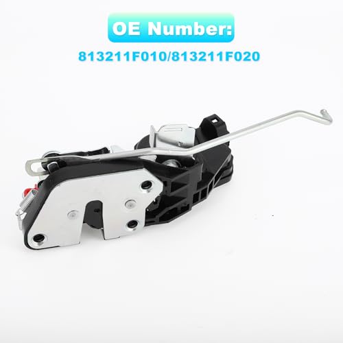 Image of X AUTOHAUX Replacement Front Right Passenger Side Power Door Lock Actuator Motor for Kia Sportage 2005-2010 Door Latch Actuator Assembly Replace No.813211F010 /813211F020 Black