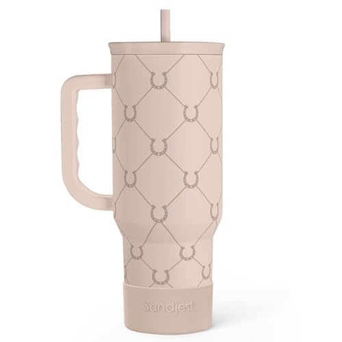Horse Tumbler with Handle, Insulated Cup Stainless Steel Travel Mug Cup, Gifts for Women...
