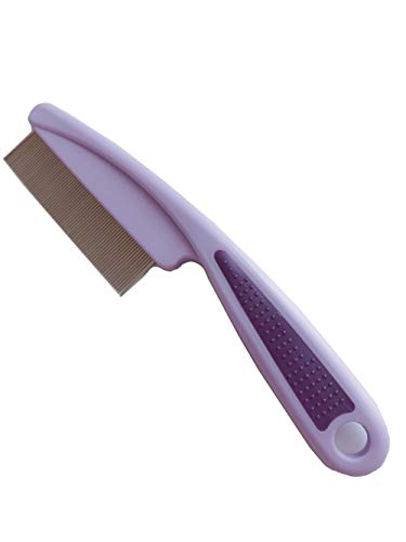 DDLBiZ Flea Comb Rotating Comb Metal Combs for Dogs, Cats, Animals, Grooming Supplies (Color2)