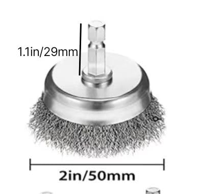 Image of 9-Piece Wire Rust Removal Brush Head Set
