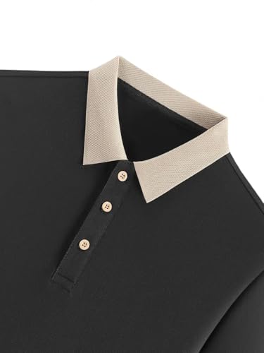 Image of TAGAS Mens Polo T-Shirt || Men's Color Block Polo Tshirt | Short Sleeve Casual Pullover with Collar |Casual Wear for Men | Mens Regular FIT T-Shirts