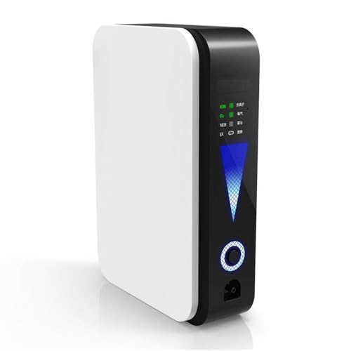 Deerou ポータブル酸素発生器 酸素吸入器 携帯用ミニ酸素マシン 車アトマイザー 酸素濃度60%-40% 110V 最大流量7L毎分良い呼吸高濃度酸素 2-4時間の連続動作 コンパクト ホームケア 旅行 老人用/家庭用/車両用ビジネスやペットに最適 (