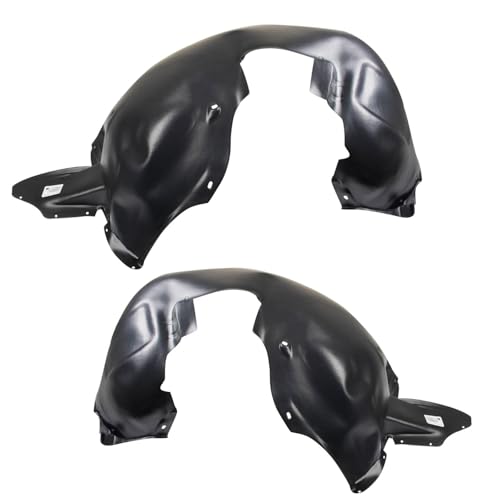 Image of TRQ Front Inner Fender Liner Set Compatible with 2012-2014 Volkswagen Jetta VW1248122 VW1249120