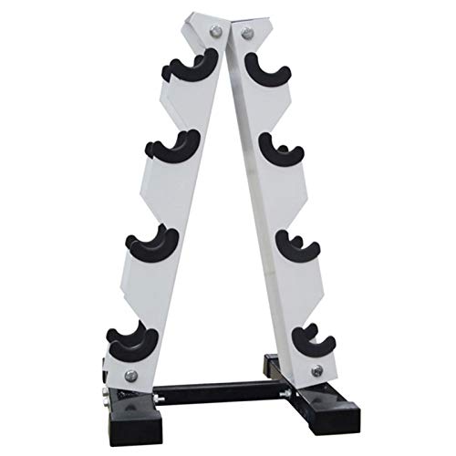 ダムベルラック | ダンベル用ソリッドスチールラックホルダー - 3/4段段 ダンベルラック スタンド ブラケット Aフレーム ウエイトタワー ホームジム用 整理整頓用 ホームジムエクササイズ用 Falbiro