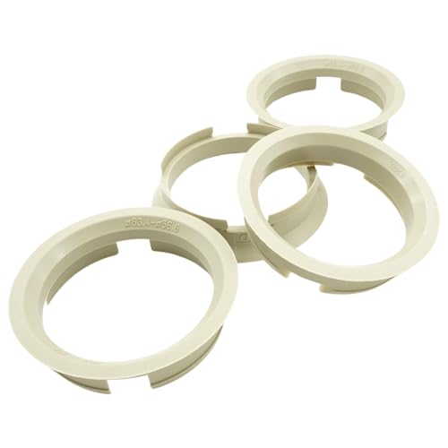 4x Zentrierringe 63,4-56,6 | 63,4 auf 56.6 | Beige