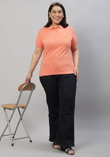 Image of Wear Your Opinion Womens Plus Size Polo Collar Neck T-Shirt Top
