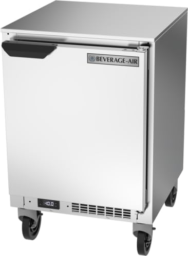 Kool-It KUCF-48-2 Stainless Steel Undercounter Double Door Freezer, 51